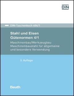DIN-Taschenbuch 404/1. Stahl und Eisen; Gütenormen 4/1